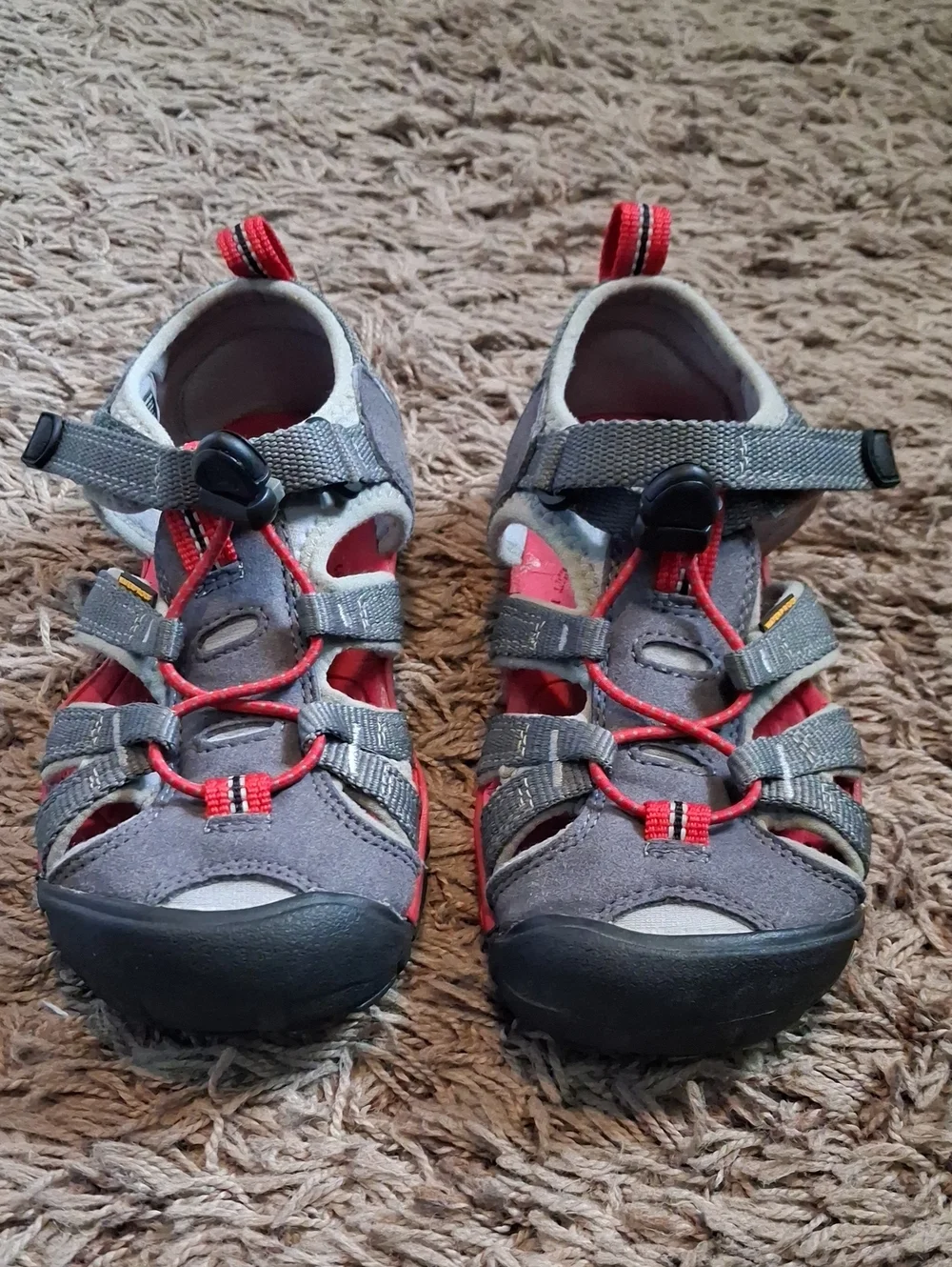 Keen Kids' Red and Gray Sandals Boys Size 13